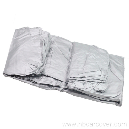 Silver UV-proof water resistant foldable pvc car cover